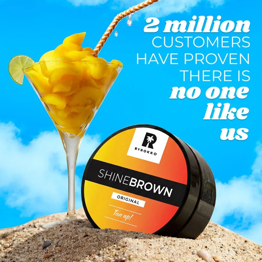 porjavitvena krema shine brown