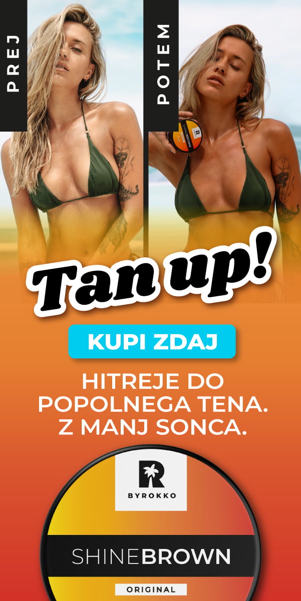 BYROKKO Shine Brown za hitrejšo porjavitev